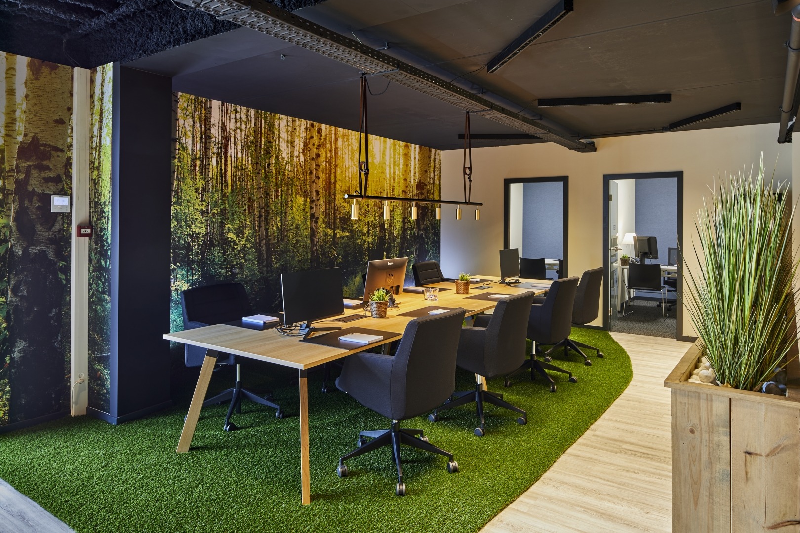 1 Person Coworking Desk