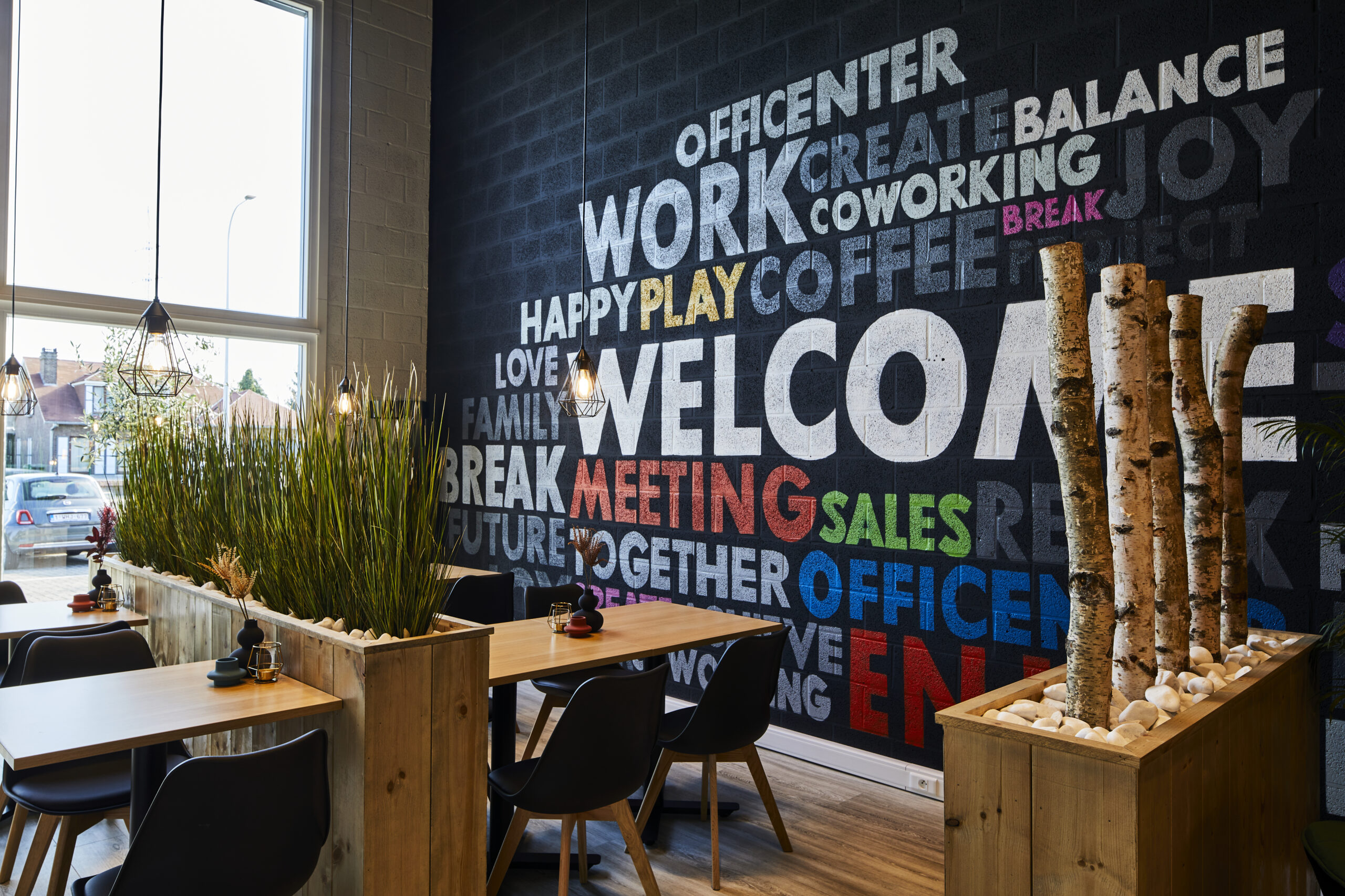 1 Person Coworking Desk