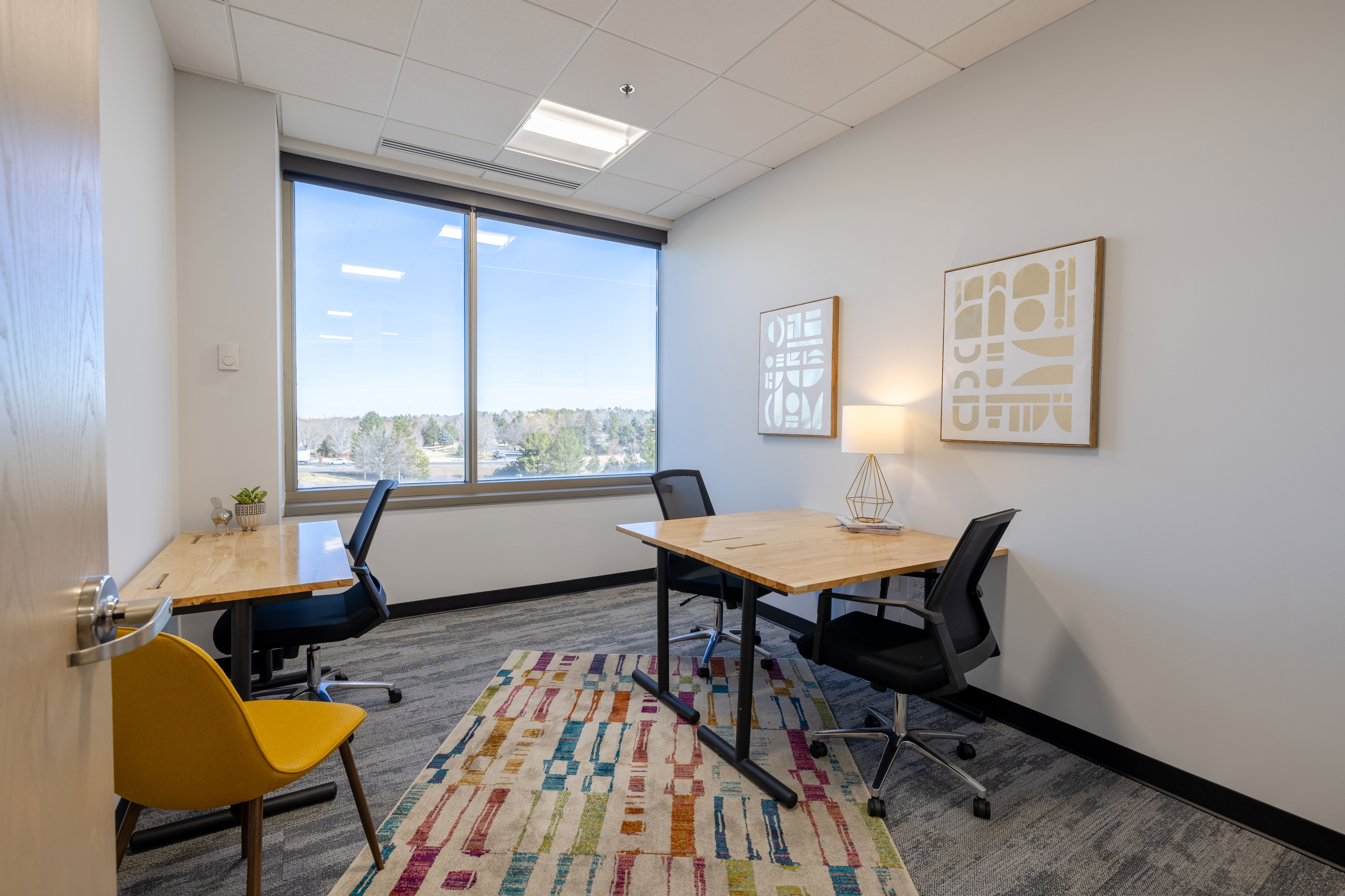 1 Person Coworking Desk