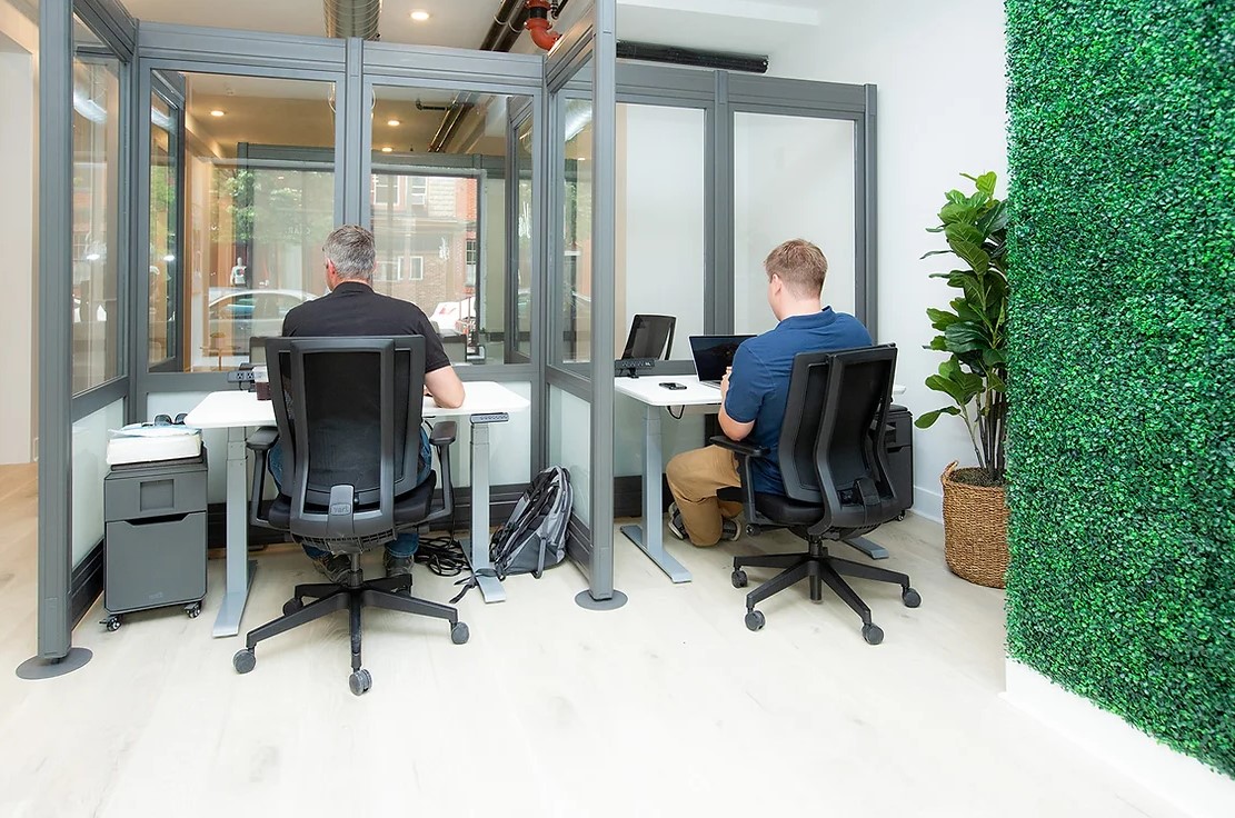 3 Person Coworking Desk