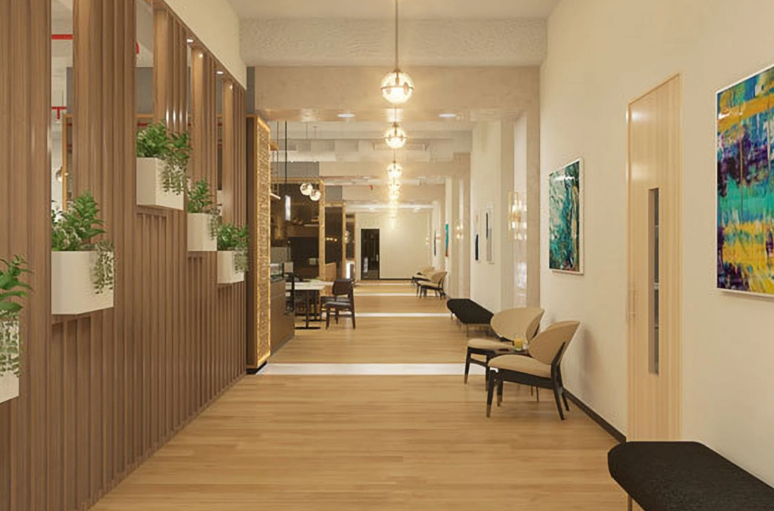 5 Person Coworking Desk