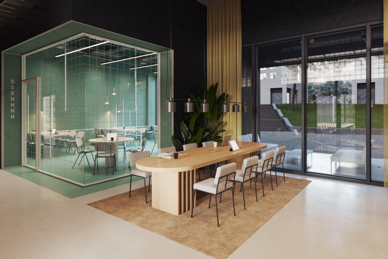 4 Person Private Office