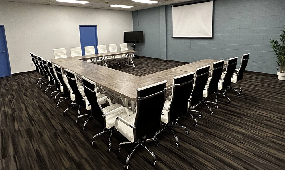 5 Person Coworking Desk