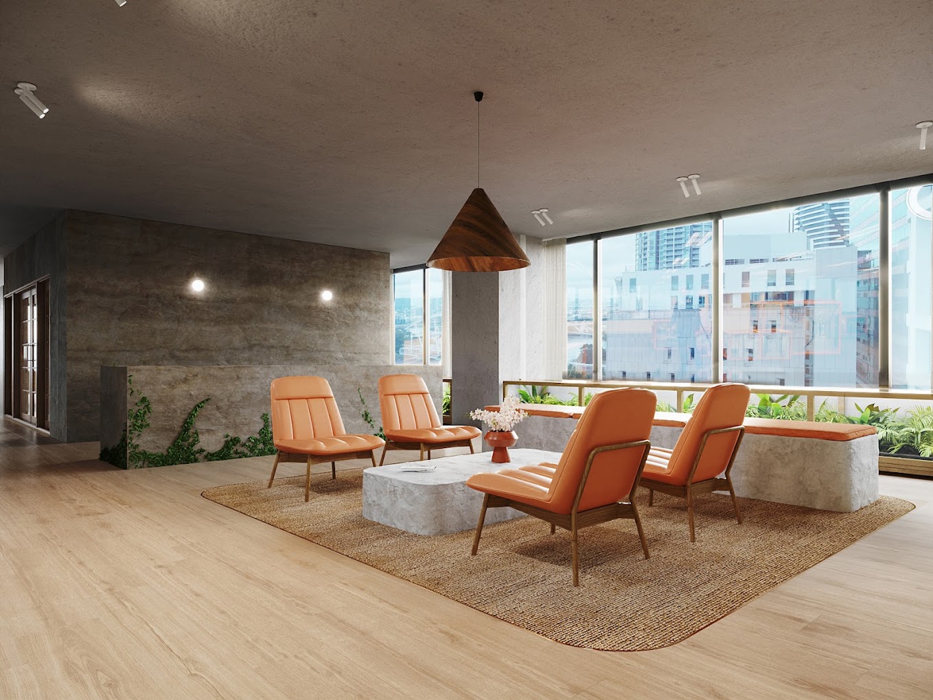 1 Person Coworking Desk