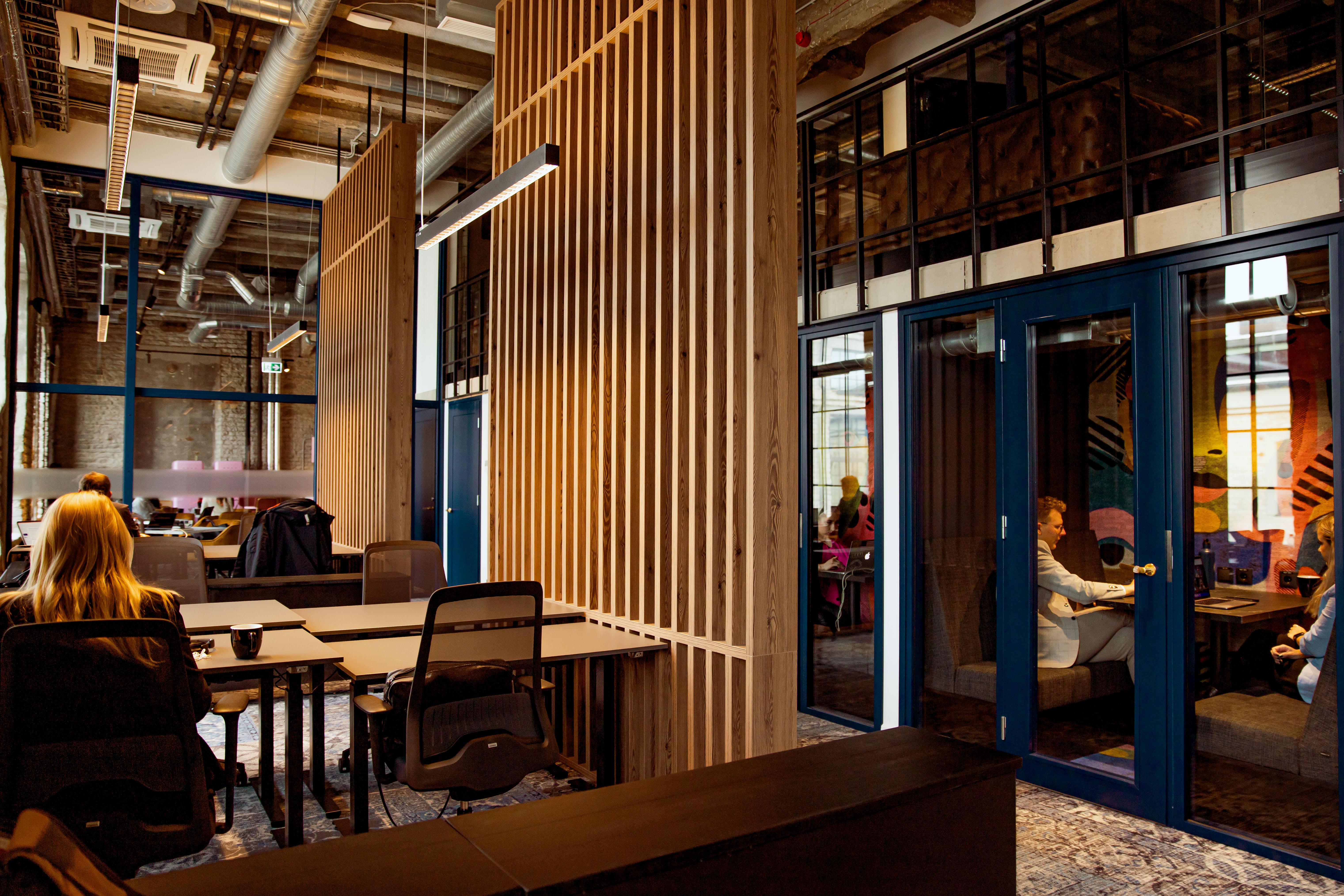 2 Person Coworking Desk