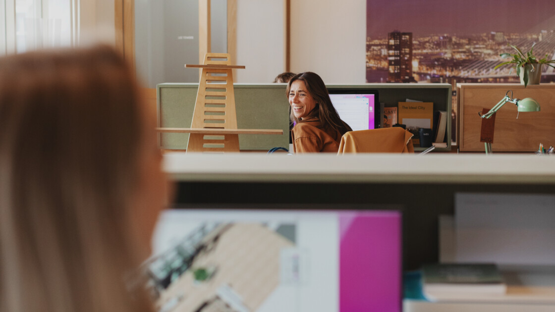 2 Person Coworking Desk
