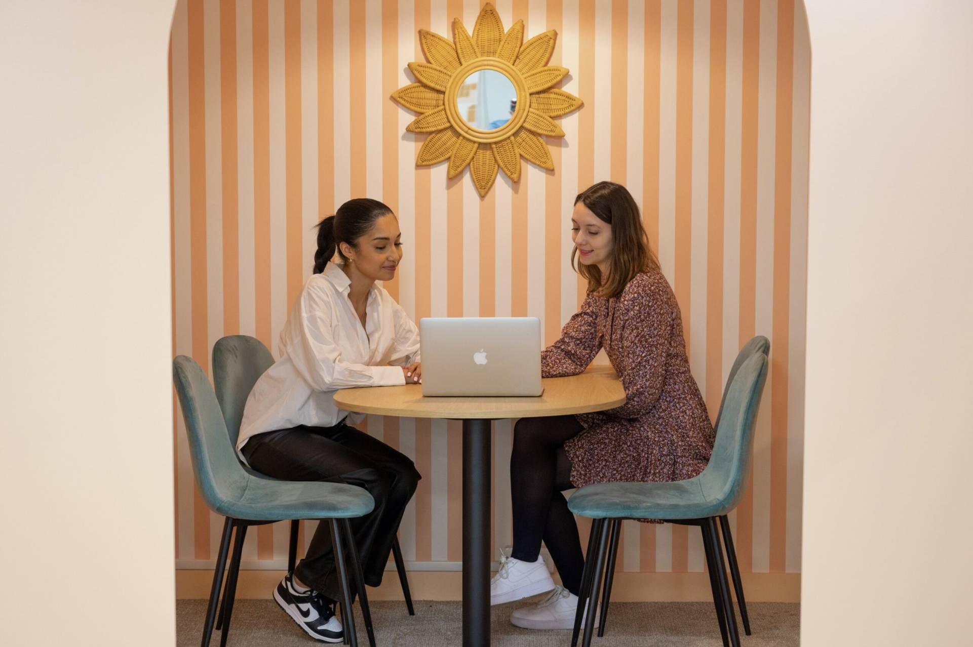 3 Person Coworking Desk