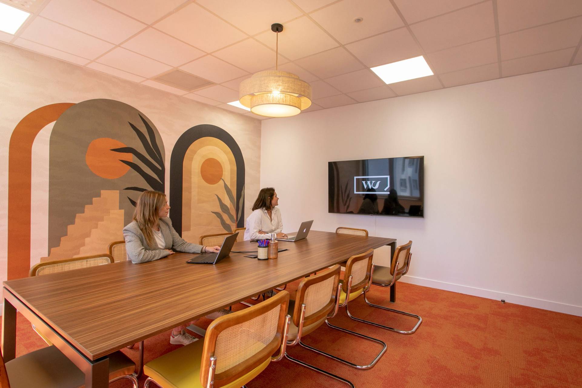 1 Person Coworking Desk