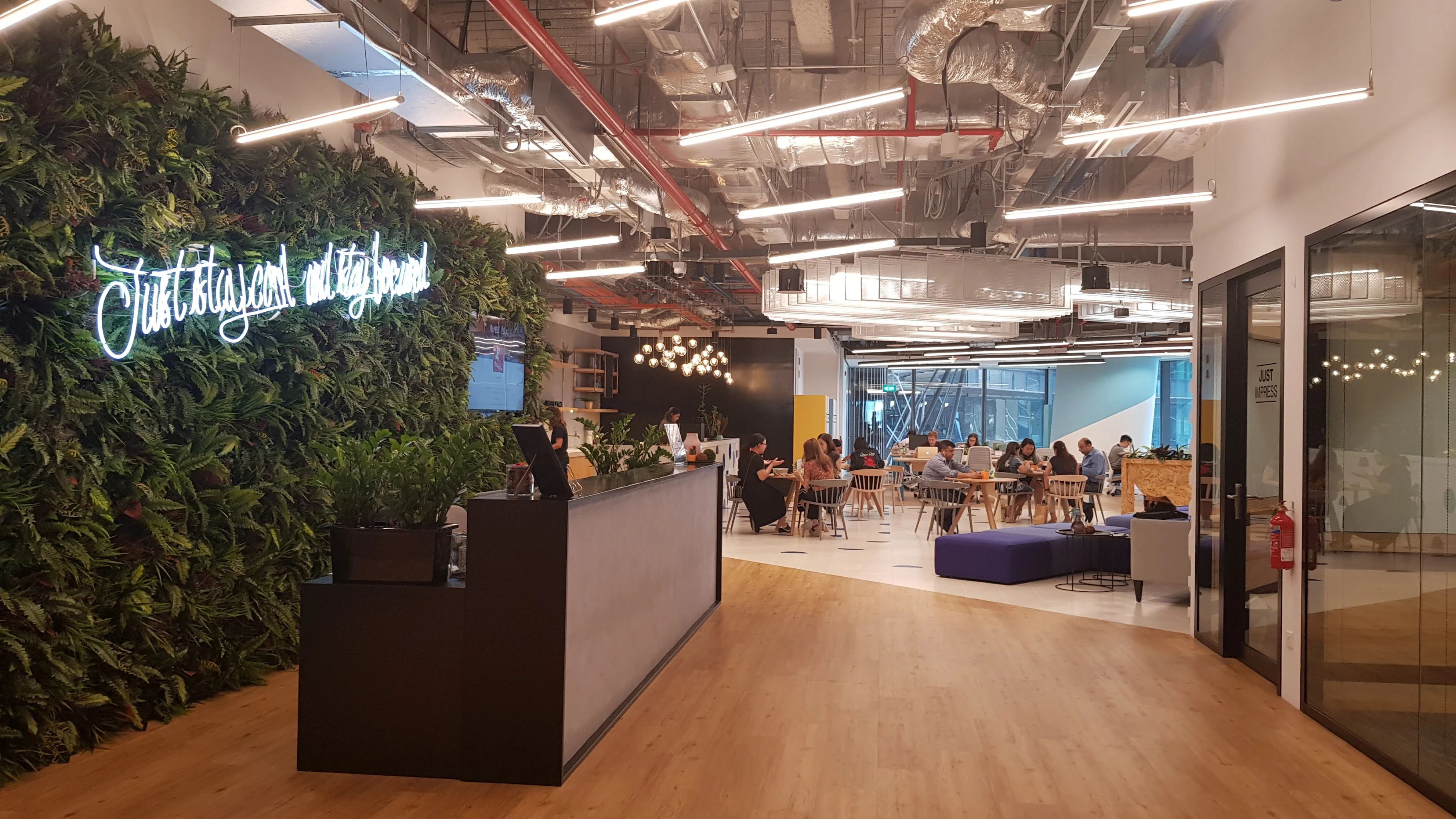 3 Person Coworking Desk