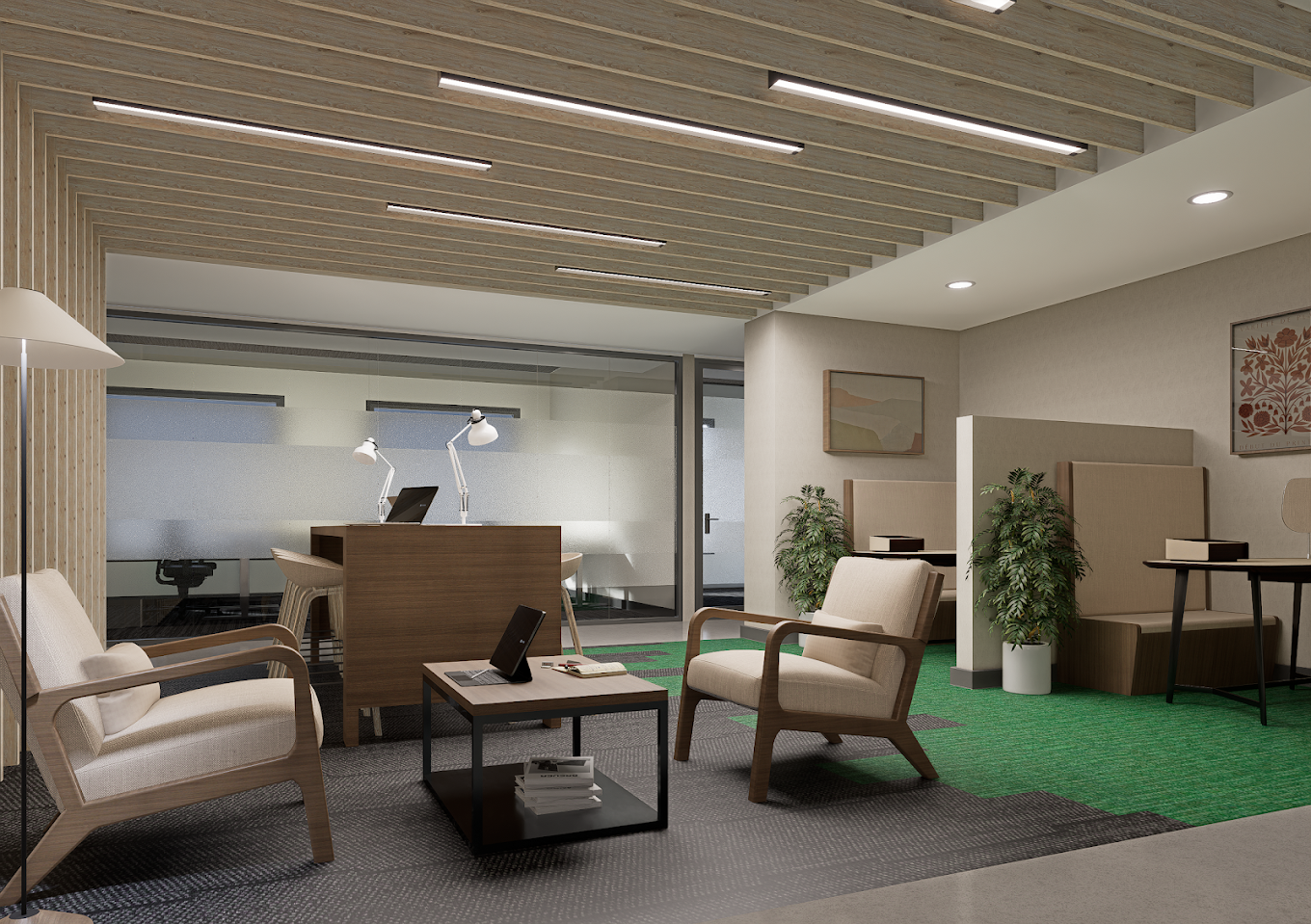 4 Person Private Office