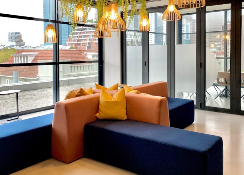 3 Person Coworking Desk