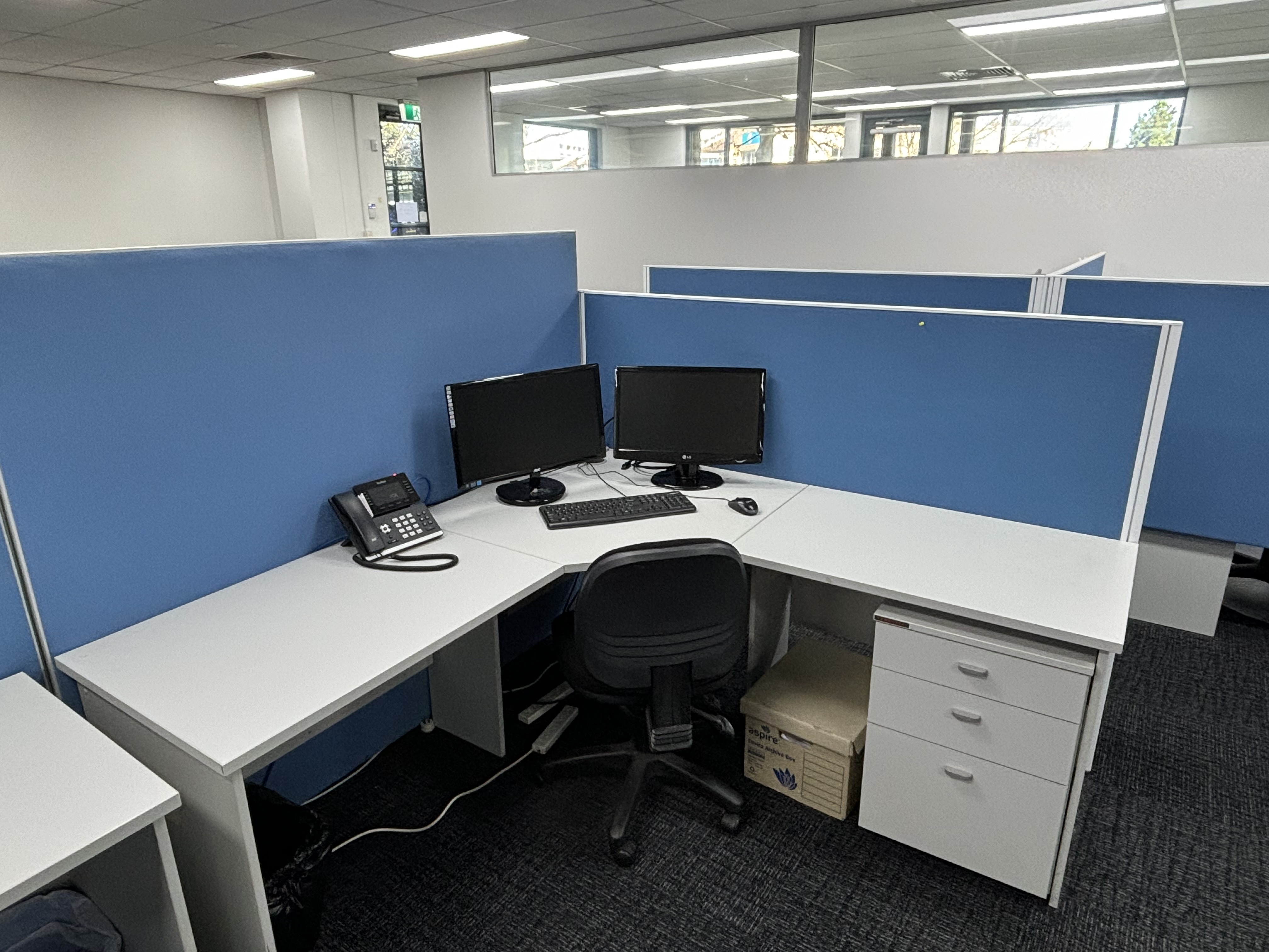 2 Person Coworking Desk