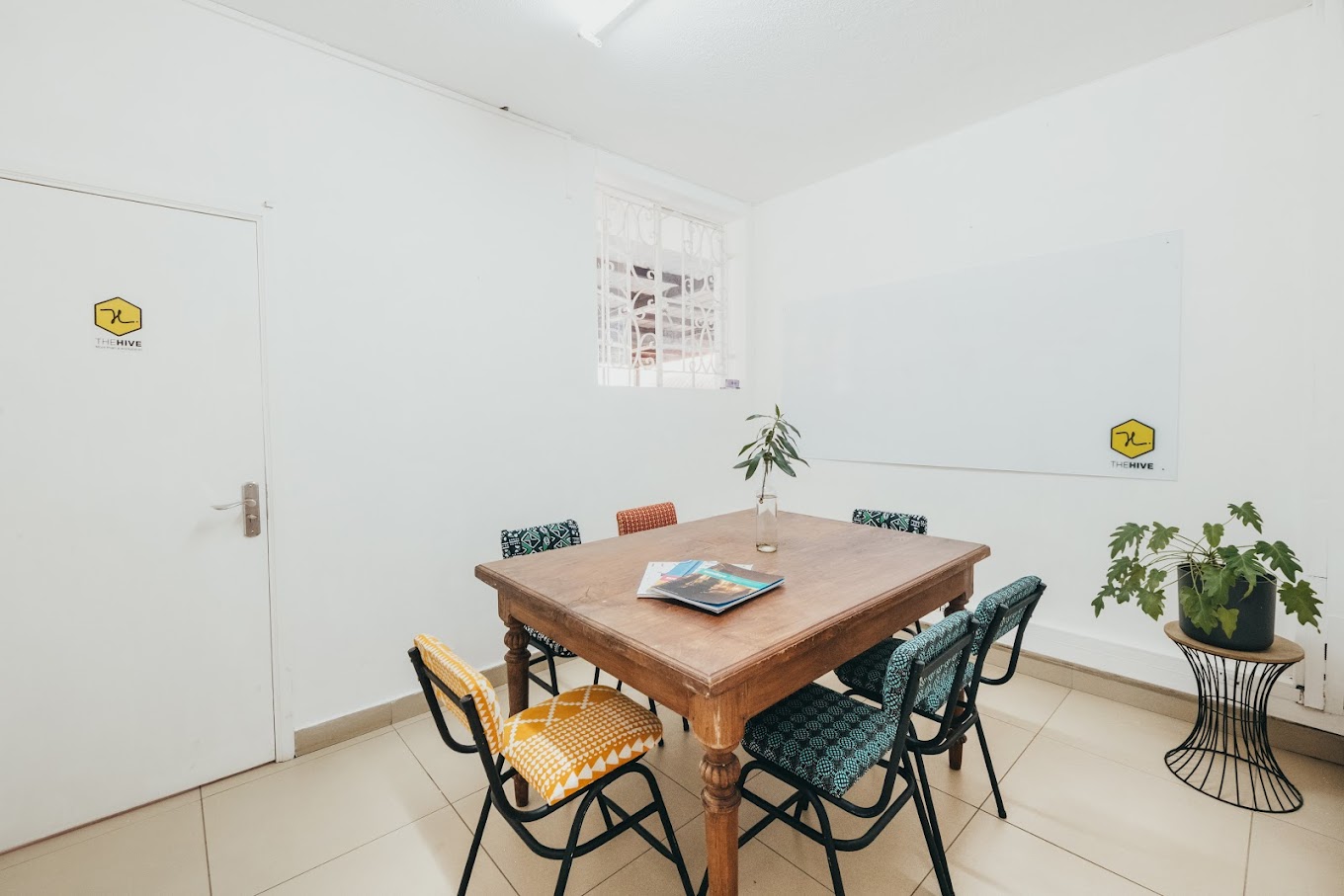 3 Person Coworking Desk