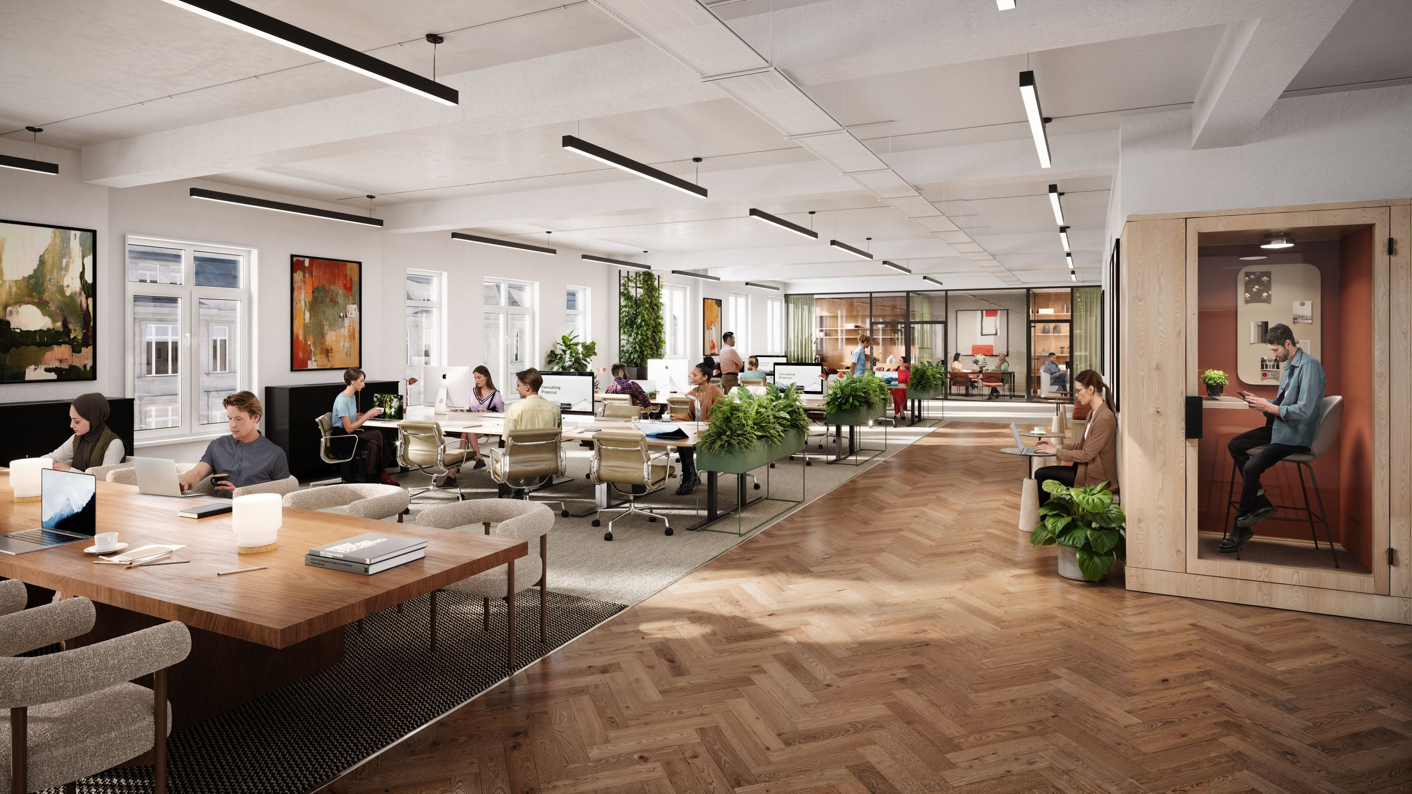 146 Person Managed Space