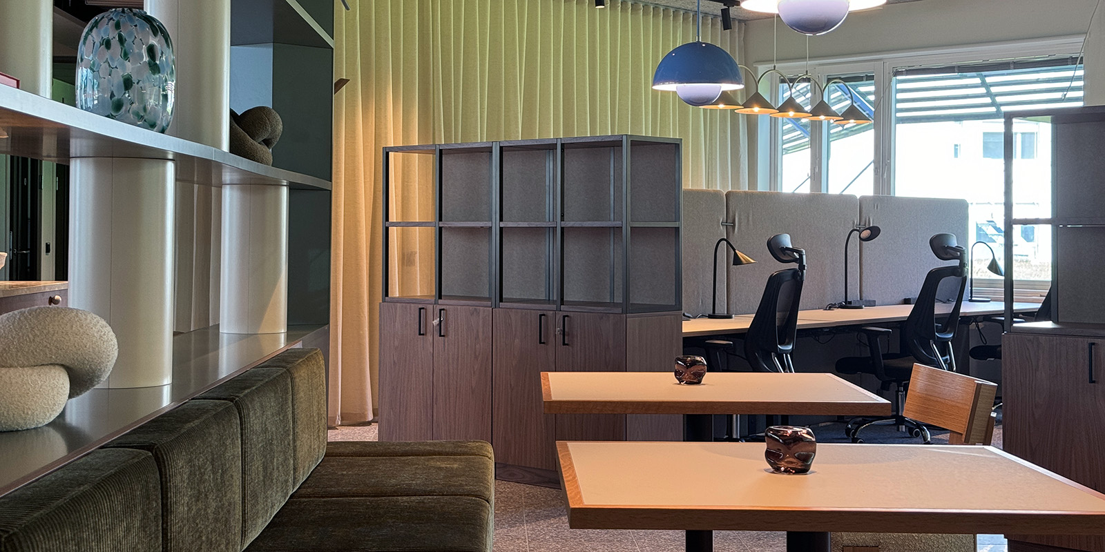 3 Person Coworking Desk