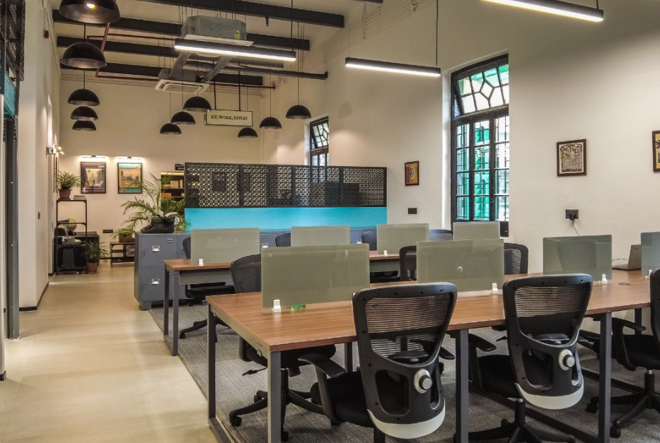 2 Person Coworking Desk