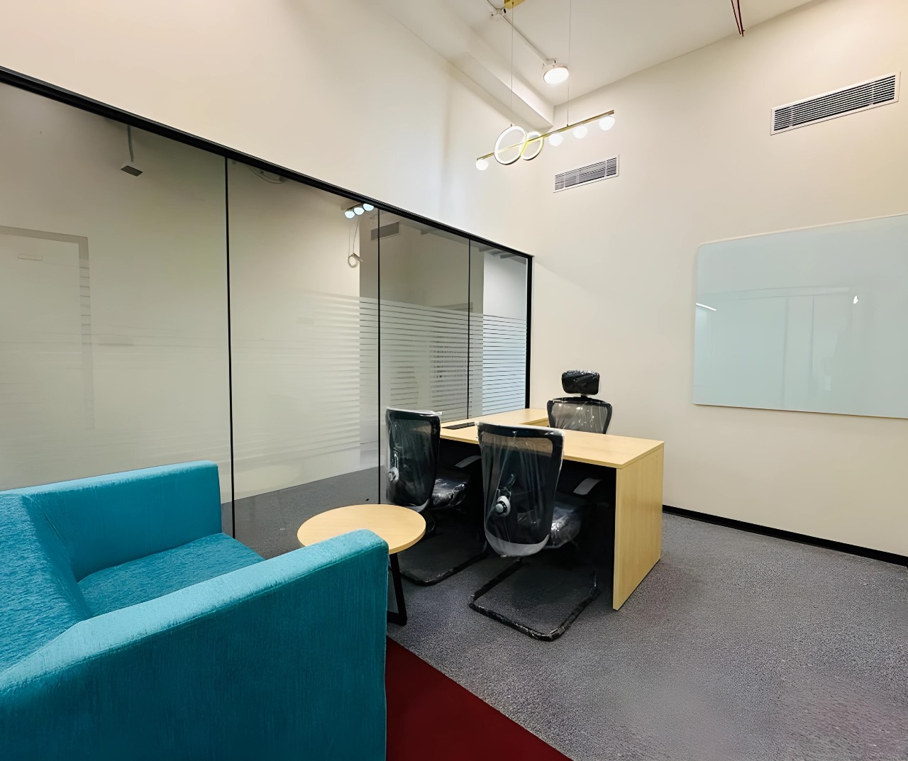 5 Person Coworking Desk