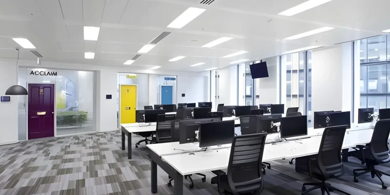 4 Person Coworking Desk