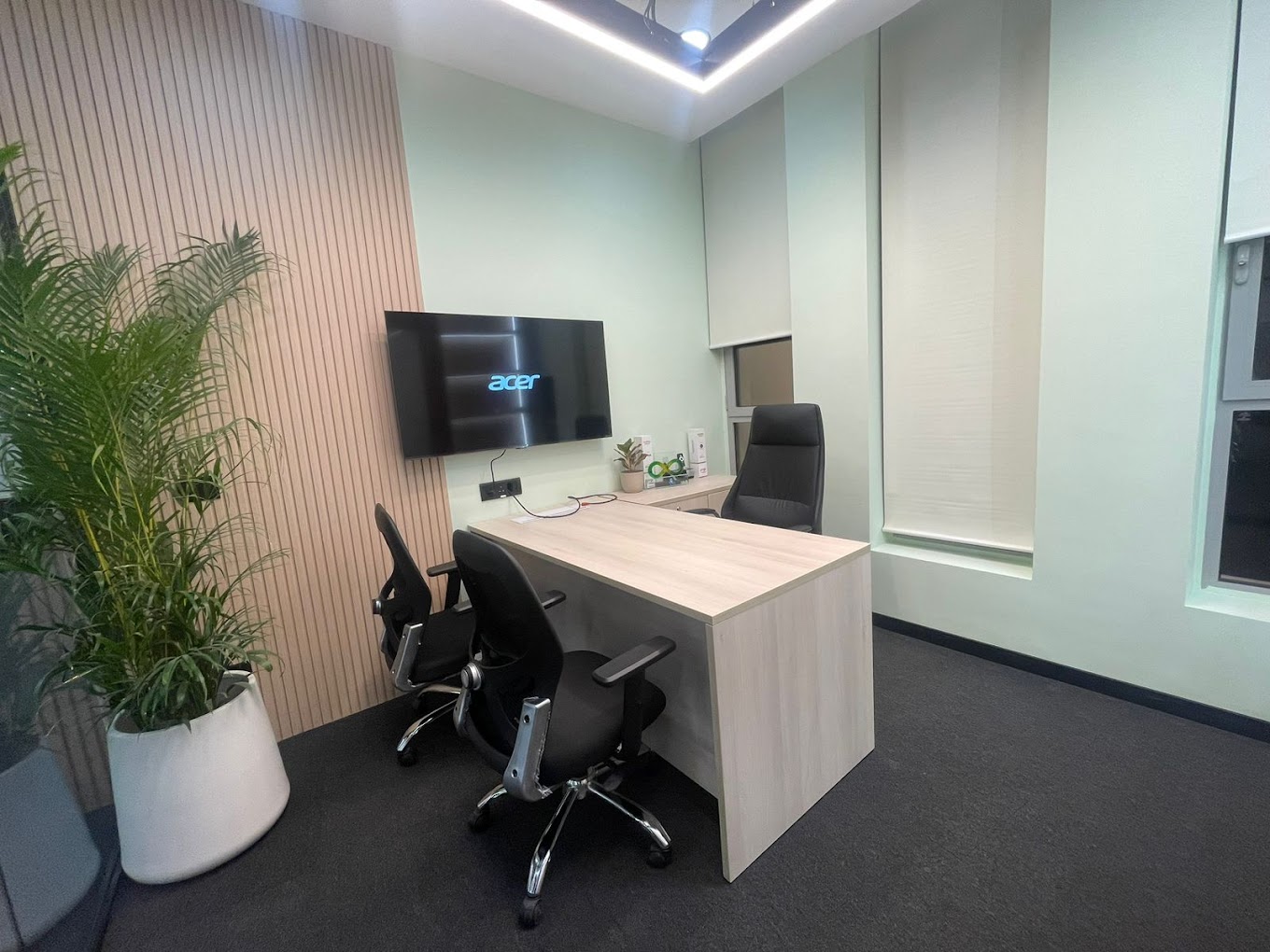 2 Person Coworking Desk