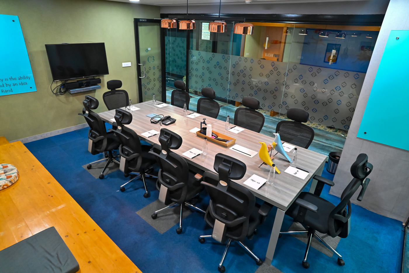 4 Person Coworking Desk