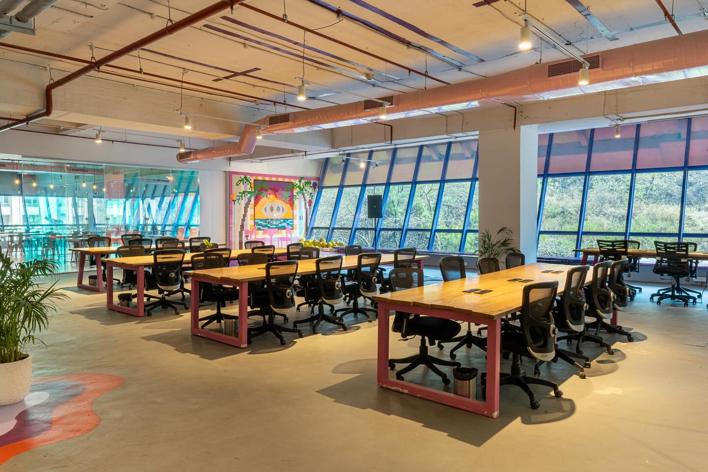 10 Person Coworking Desk