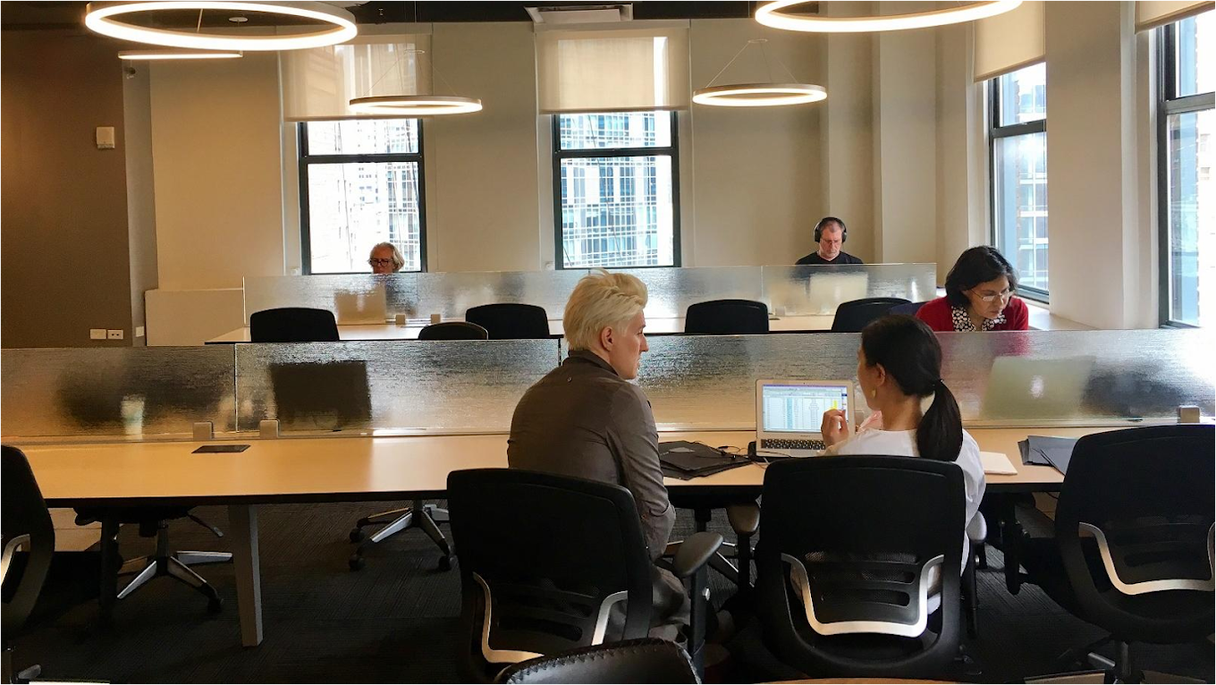 10 Person Coworking Desk