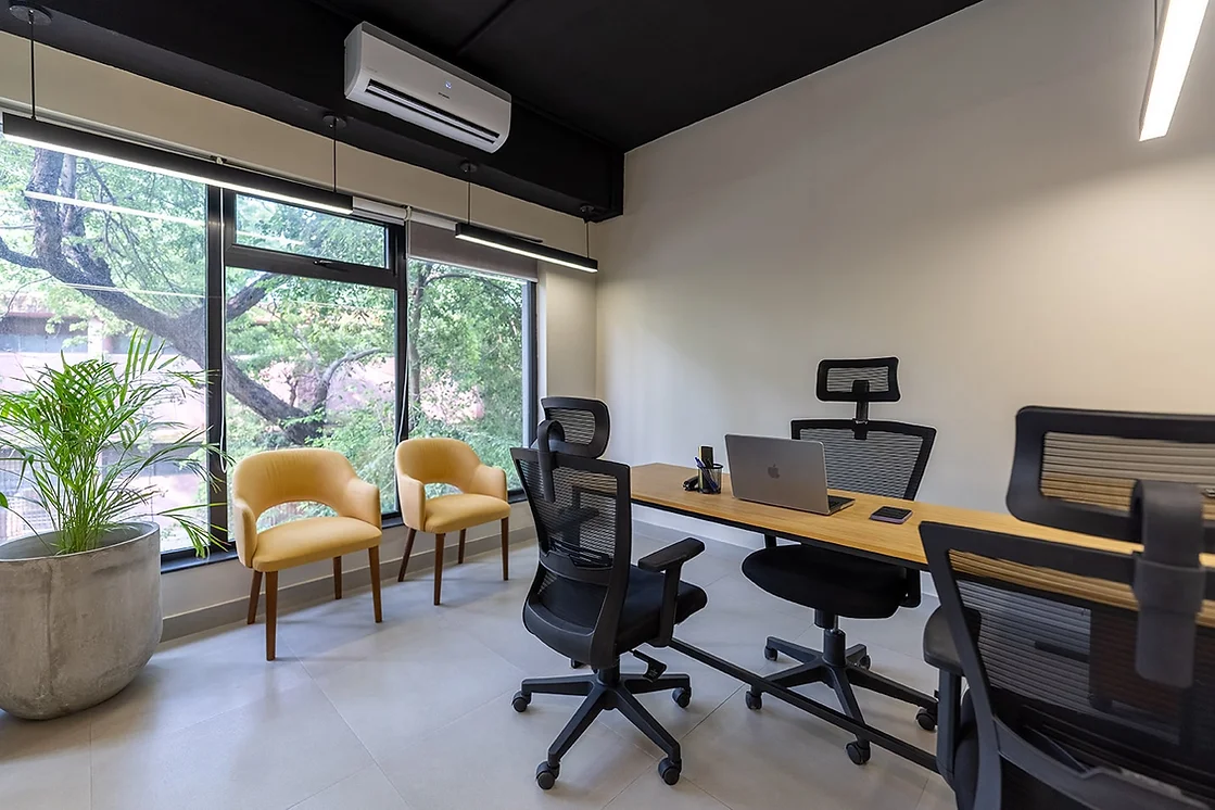 3 Person Coworking Desk