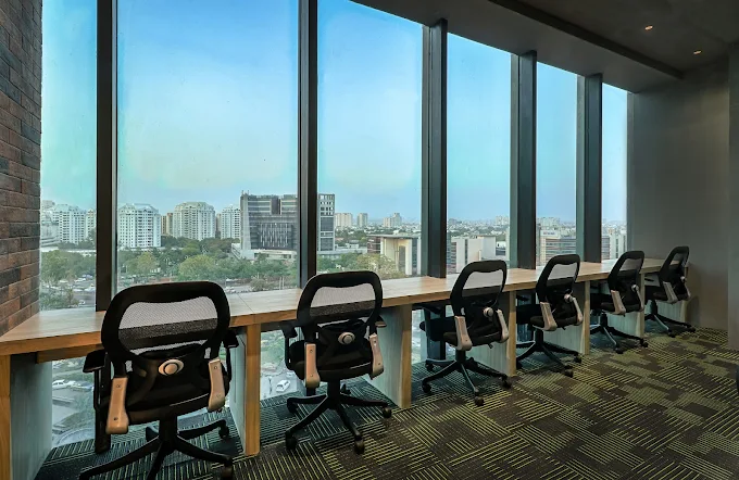 3 Person Coworking Desk