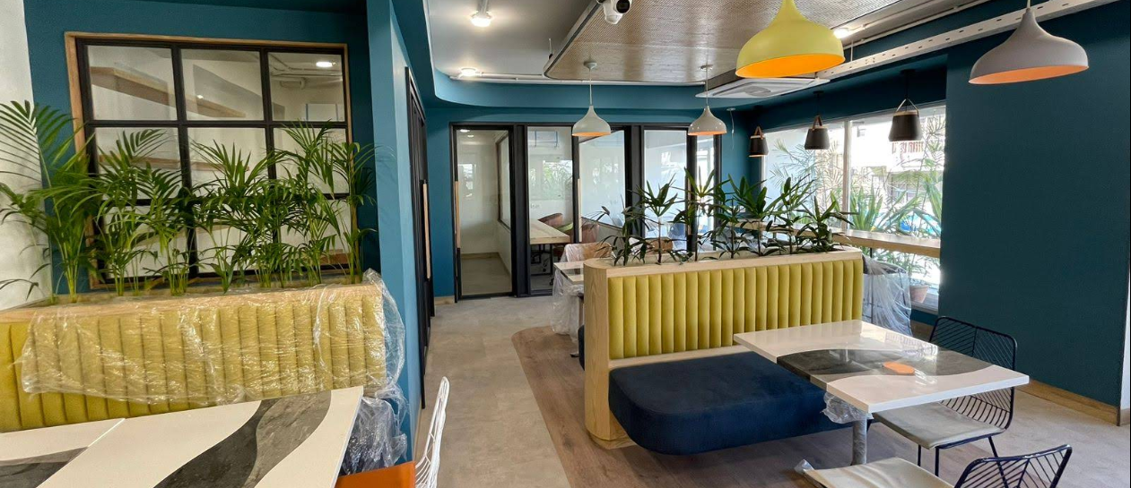 5 Person Coworking Desk