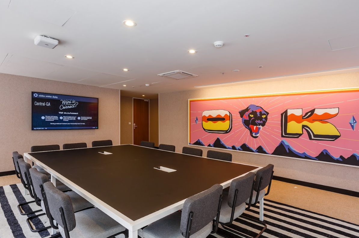 5 Person Coworking Desk