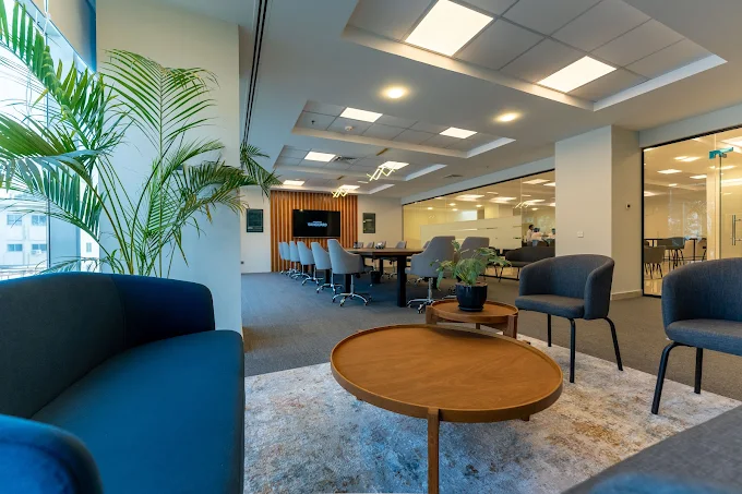 3 Person Coworking Desk