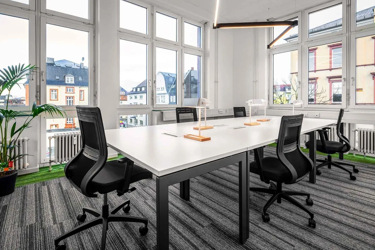 2 Person Coworking Desk