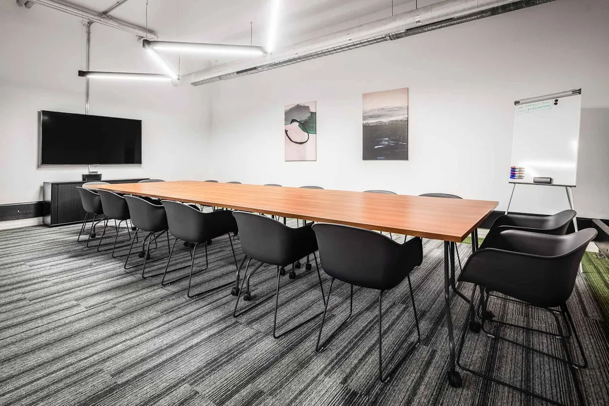 3 Person Coworking Desk