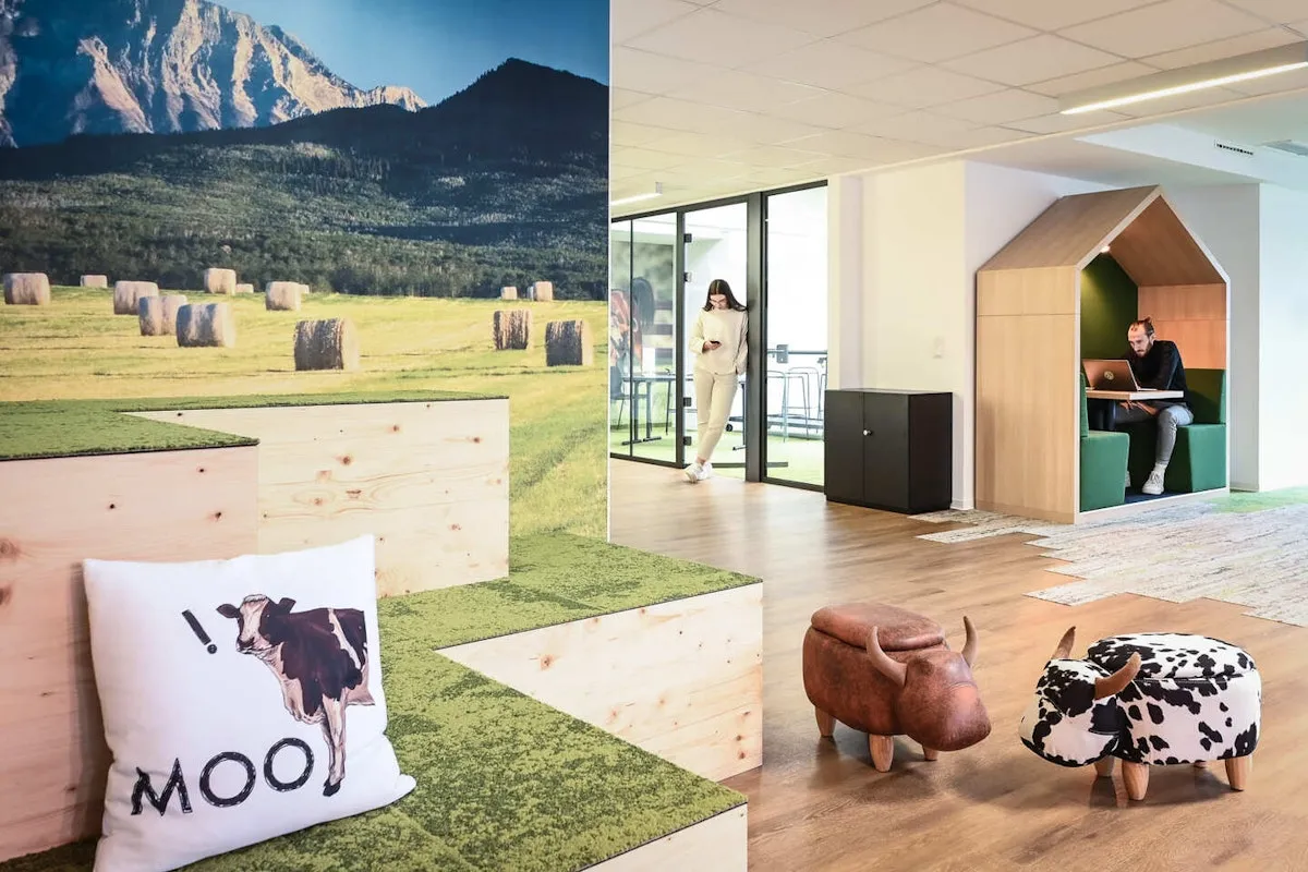 6 Person Coworking Desk