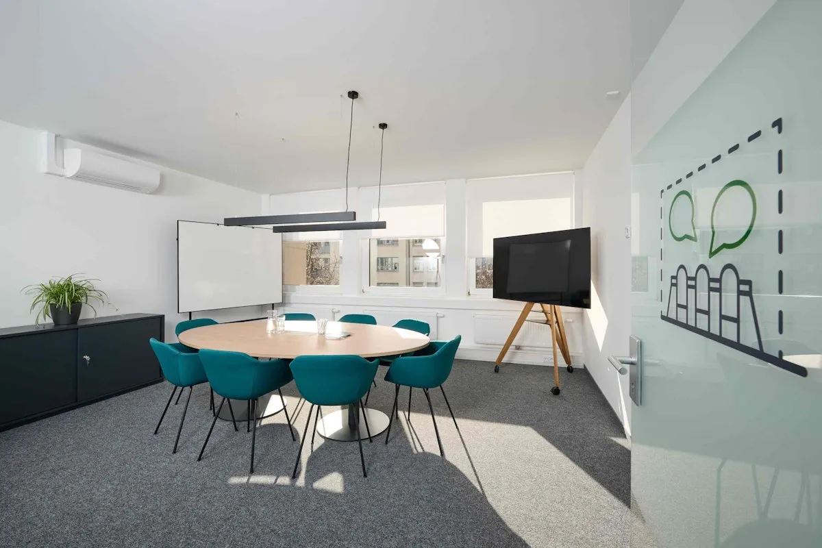 3 Person Coworking Desk