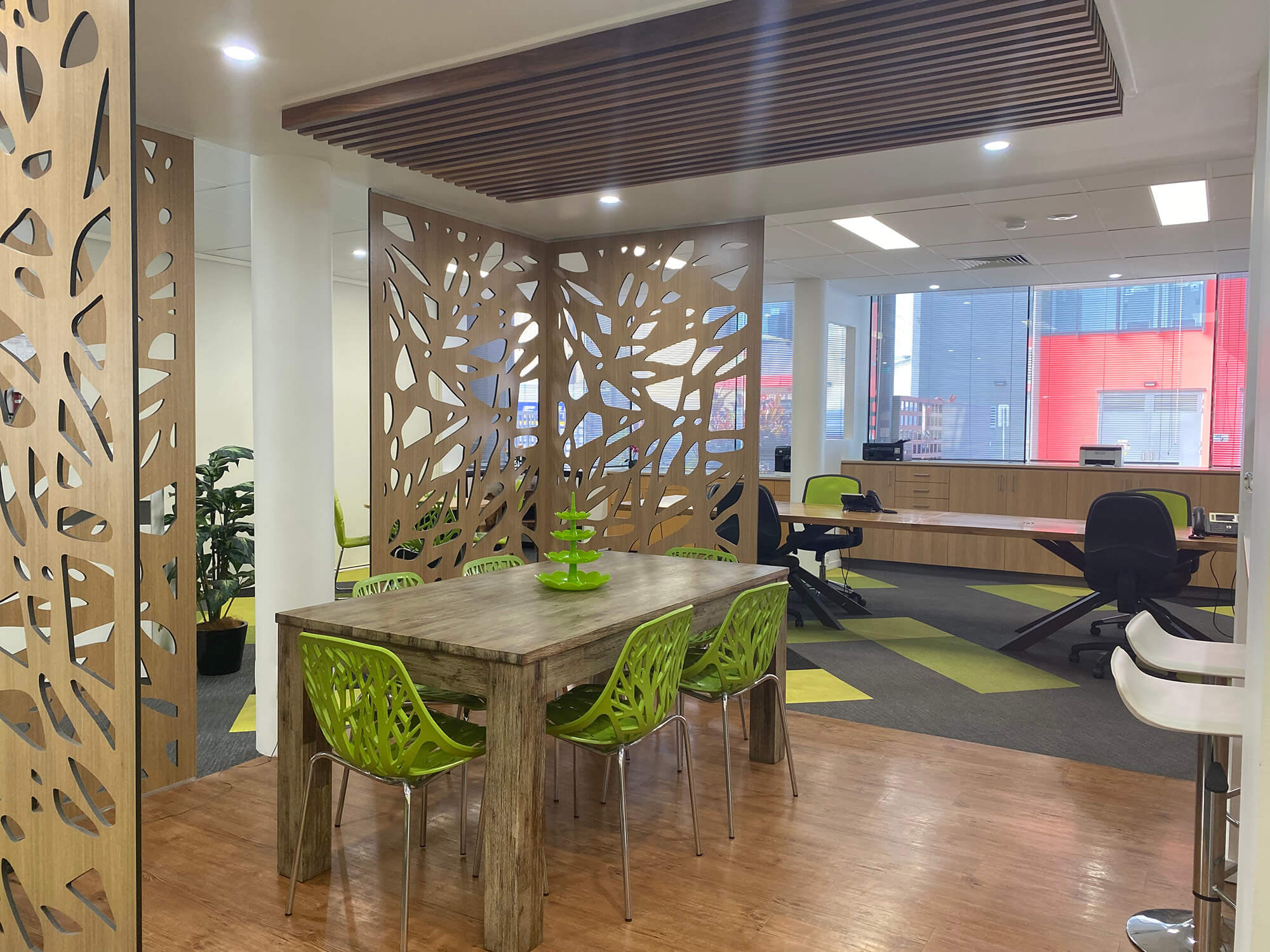 5 Person Coworking Desk