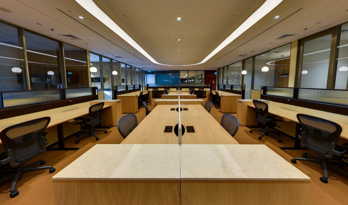 7 Person Coworking Desk