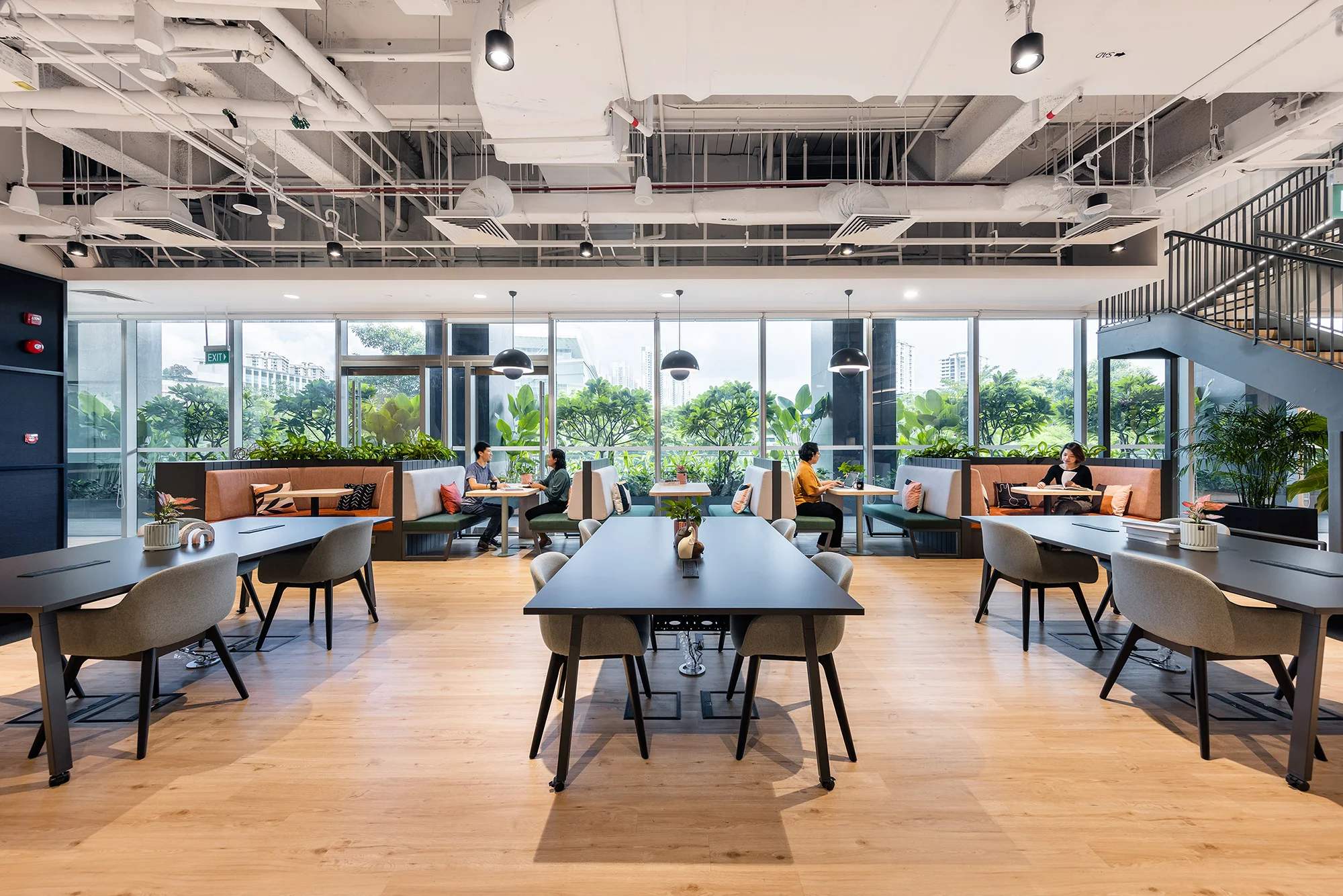 6 Person Coworking Desk