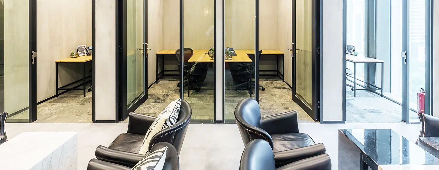 3 Person Coworking Desk