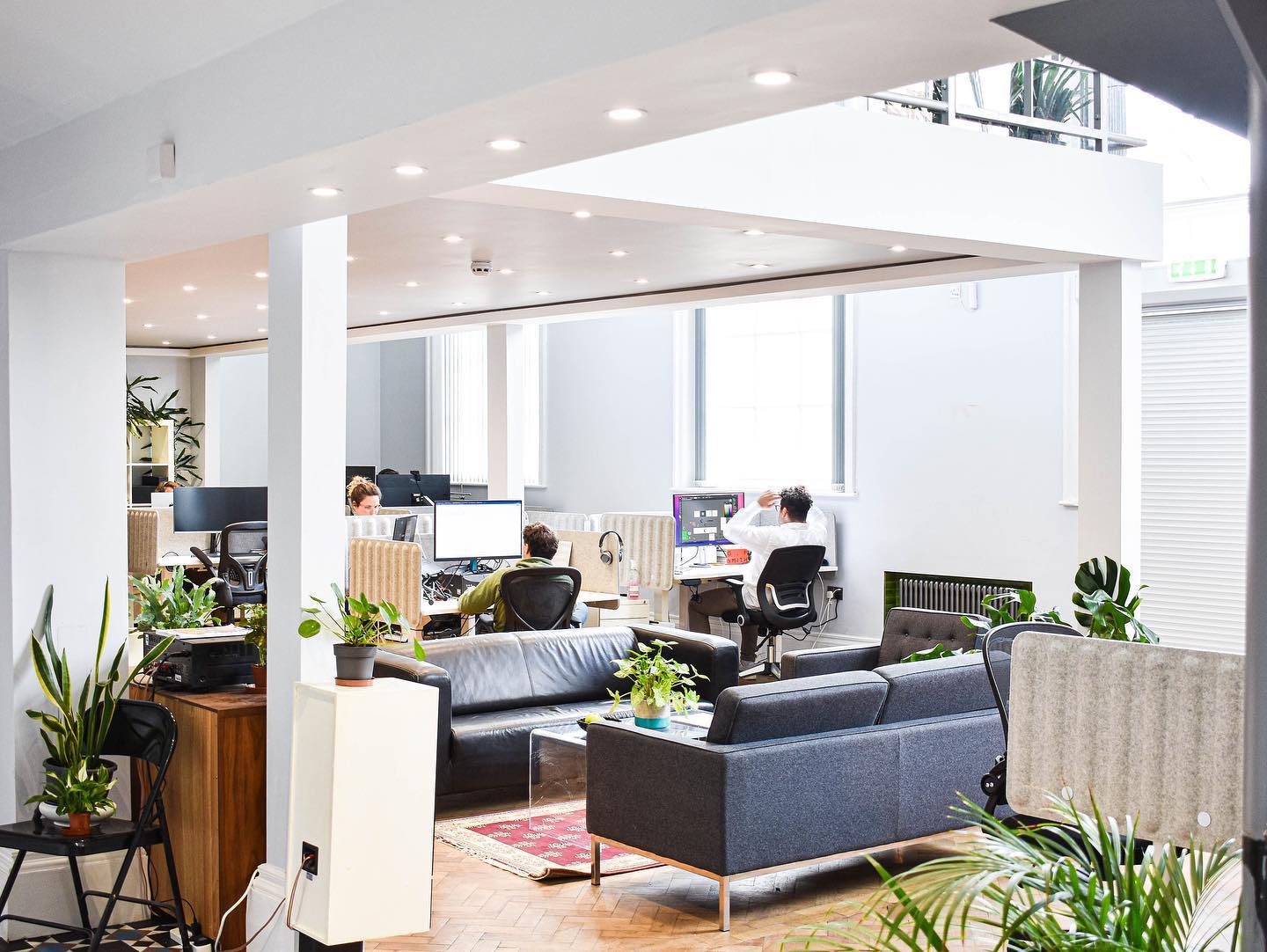 3 Person Coworking Desk