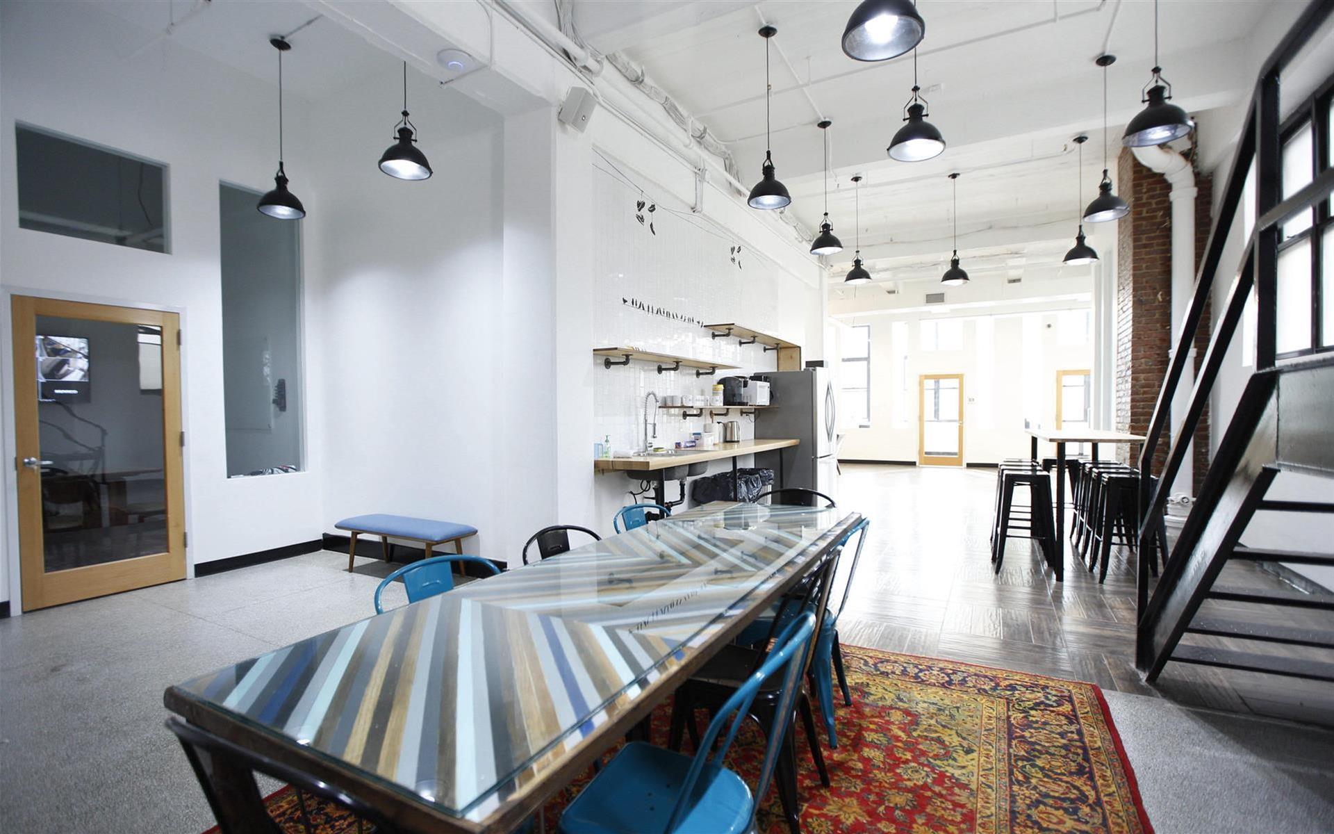 3 Person Coworking Desk