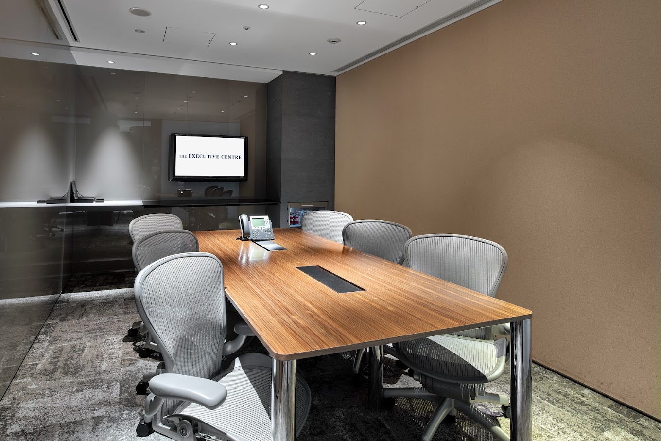 3 Person Coworking Desk