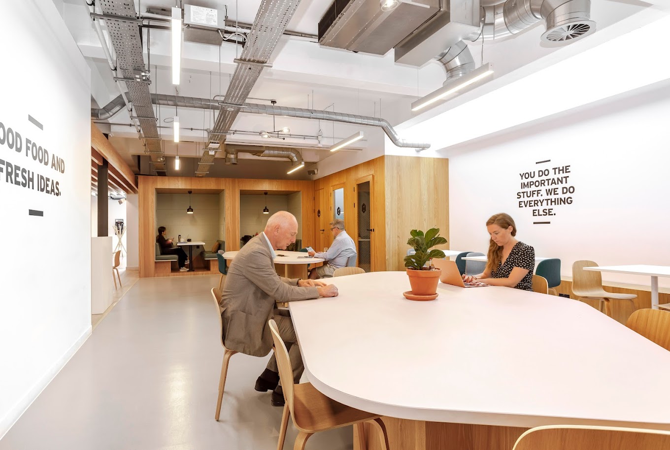 2 Person Coworking Desk