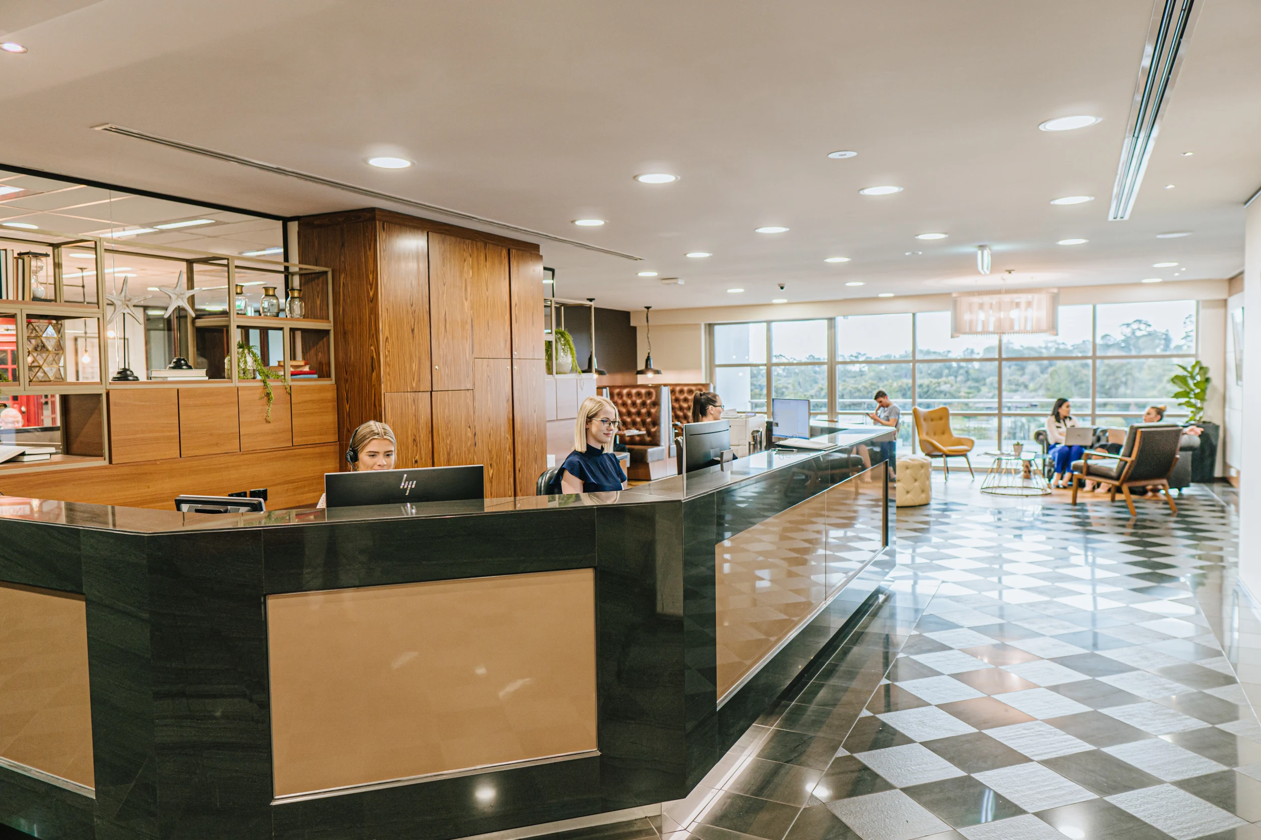 2 Person Coworking Desk