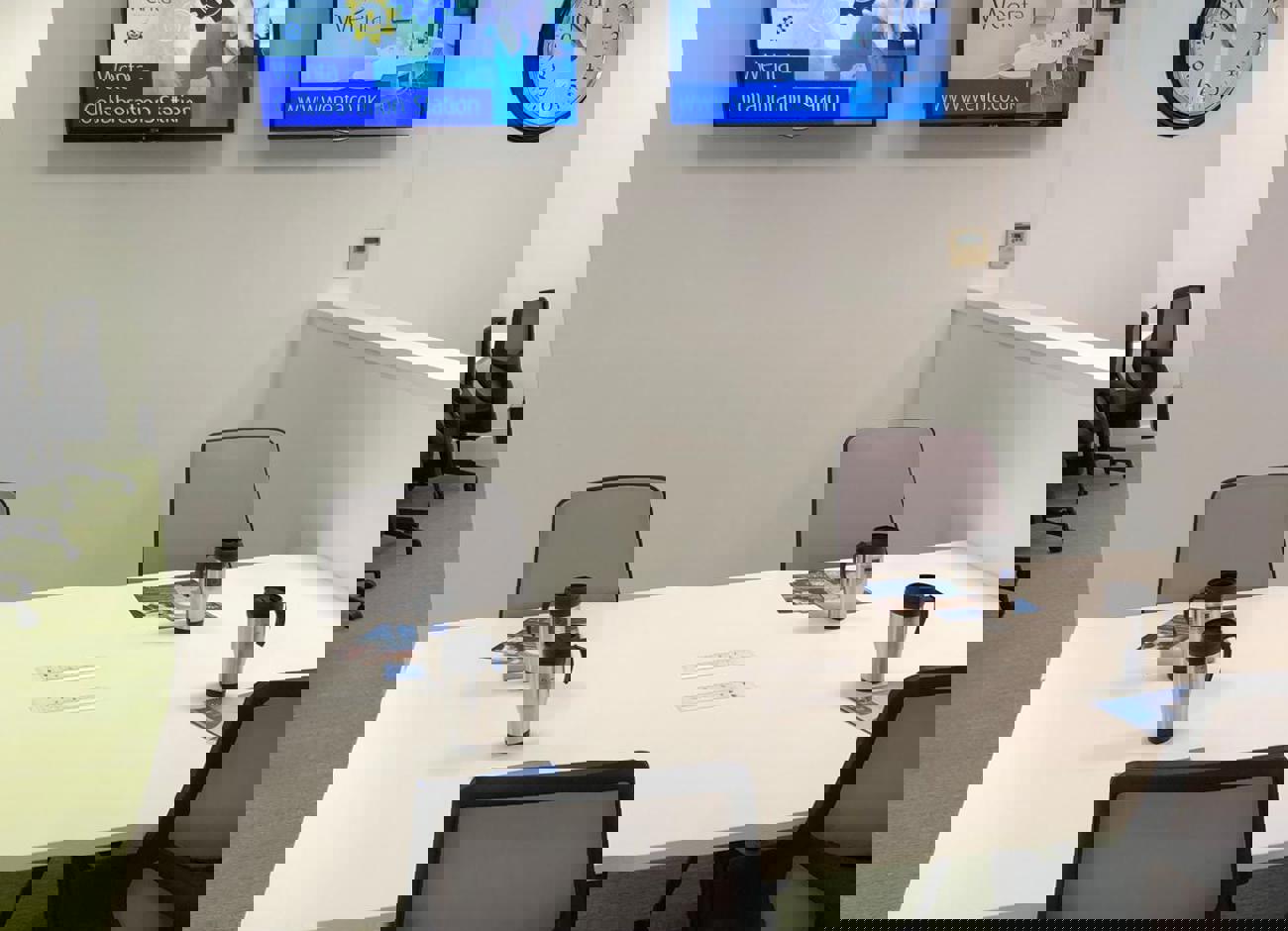 3 Person Coworking Desk