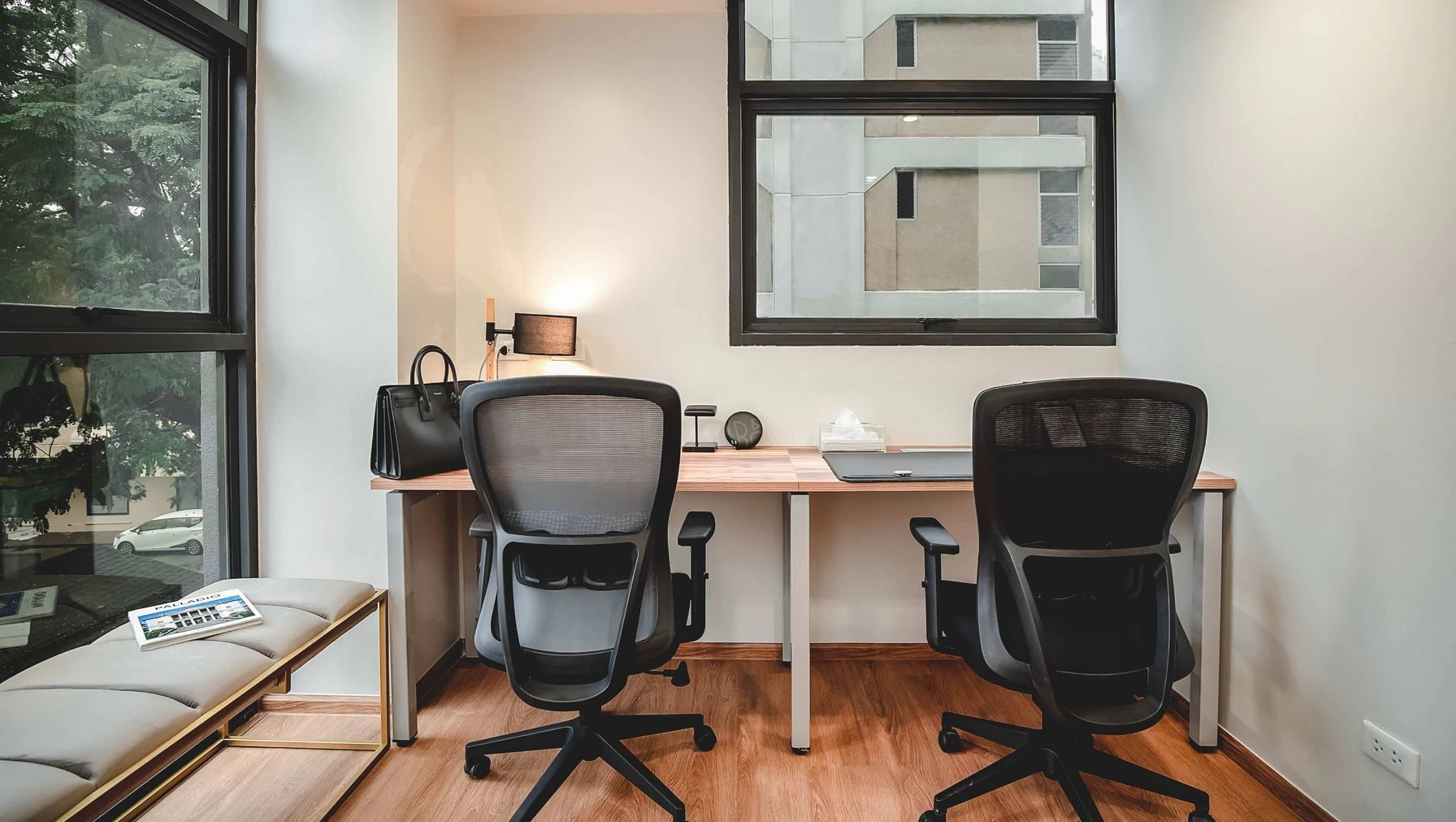 5 Person Coworking Desk
