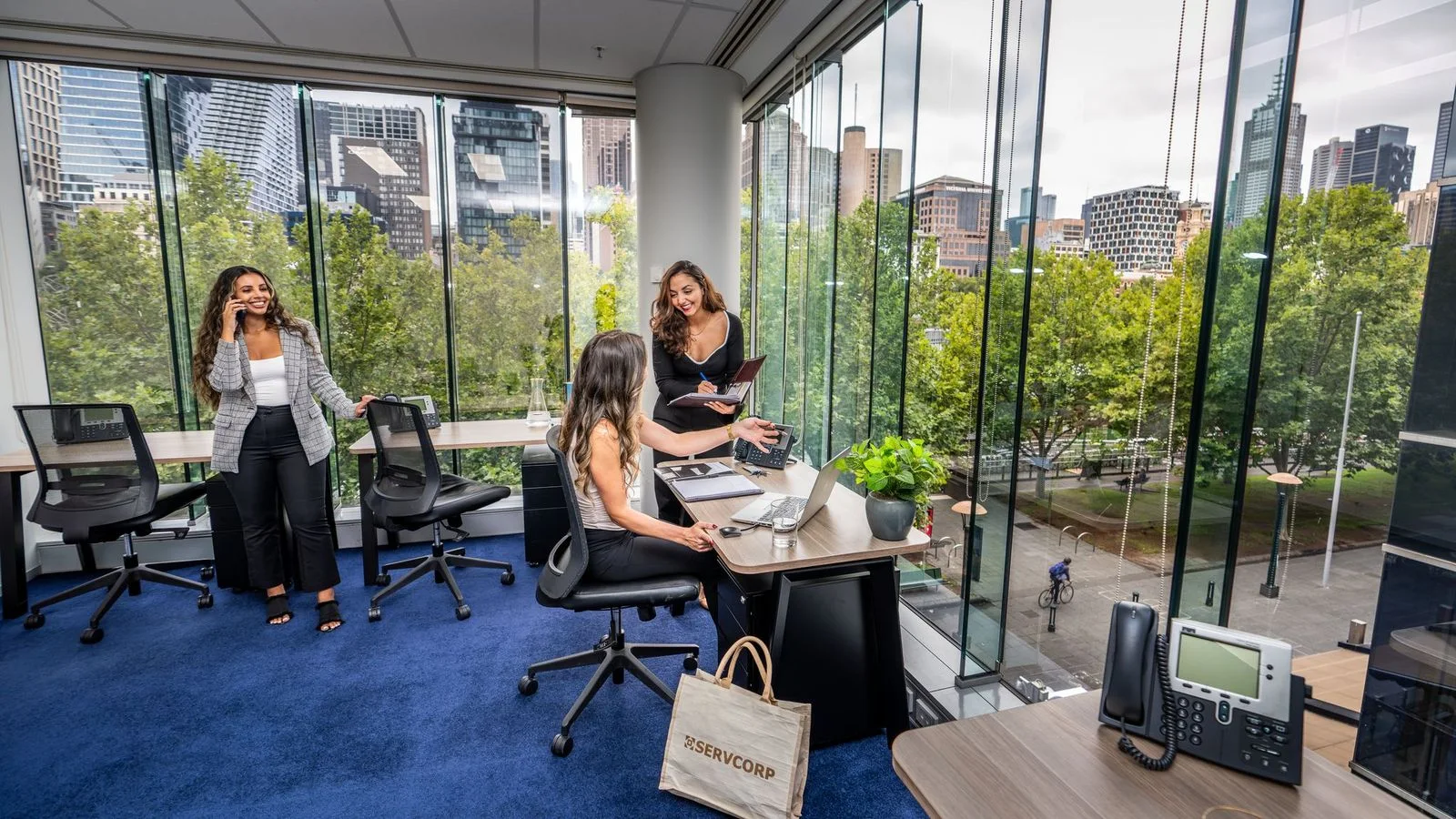 2 Person Coworking Desk