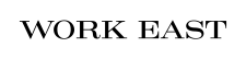 Work East Logo Of Work East