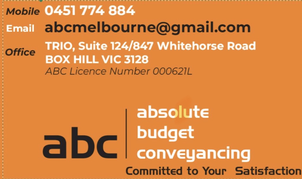 Abc Absolute Budget Conveyancing Logo Of Abc Absolute Budget Conveyancing