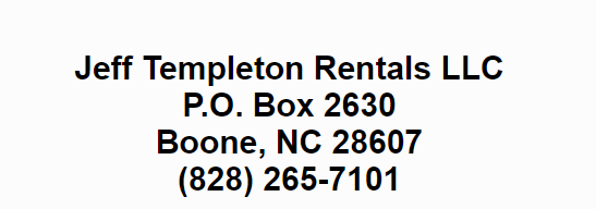 Logo Of Jeff Templeton Rentals Llc